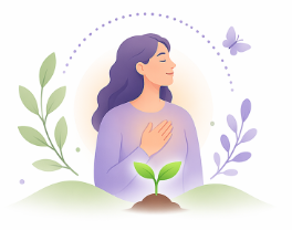 Personal Growth & Authenticity illustration